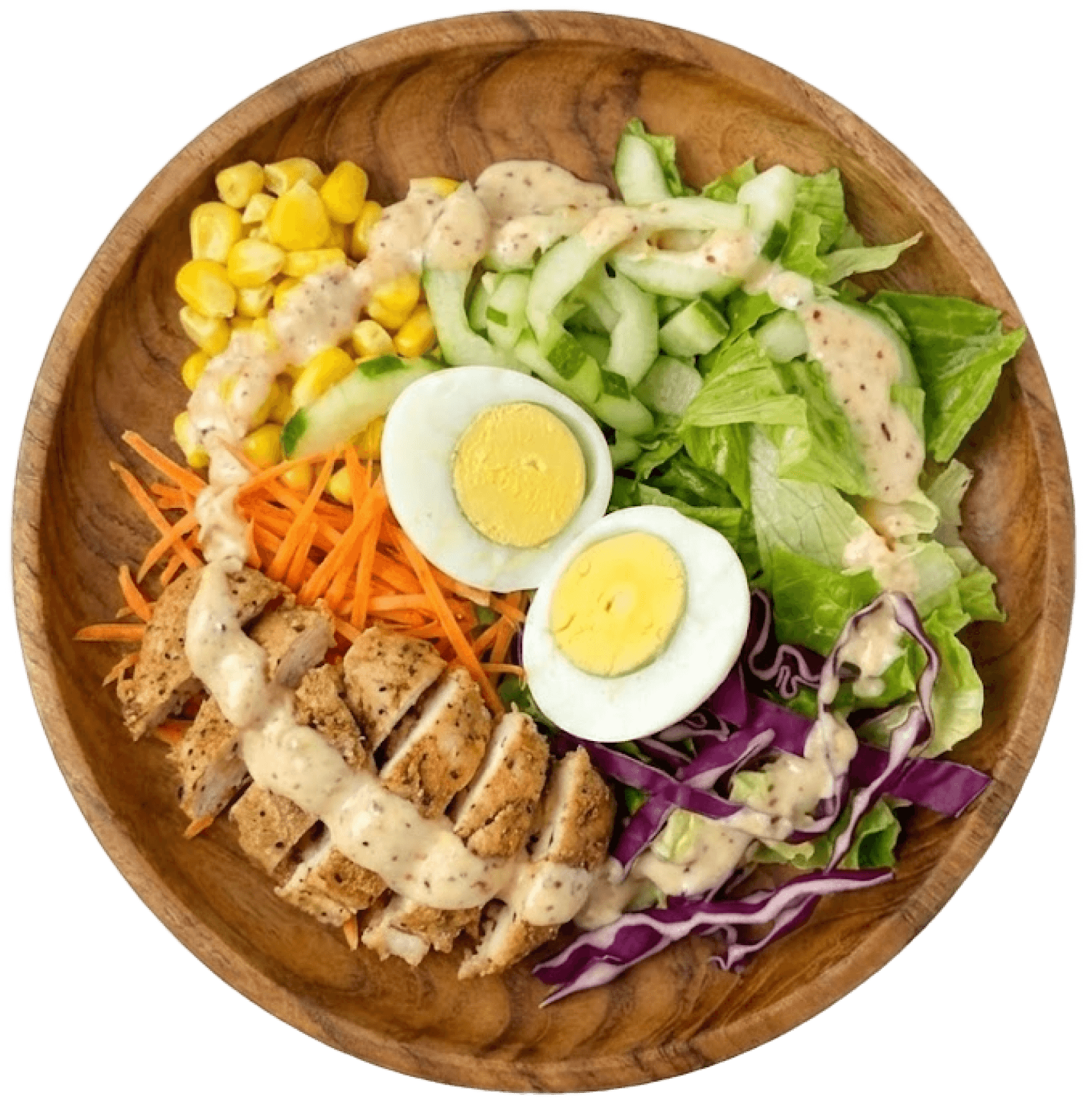 Salad Sayur dengan berbagai sayuran segar